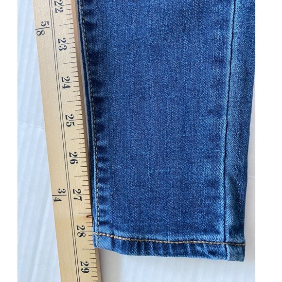 Old Navy Rockstar Womens Mid-Rise Skinny Blue Jean Emo Y2K Streetwear Size 00 - Picture 6 of 9